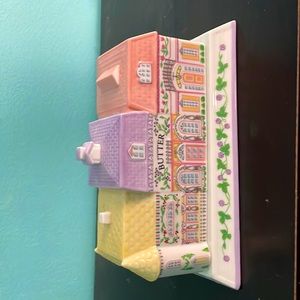 Lenox Village Butter Dish